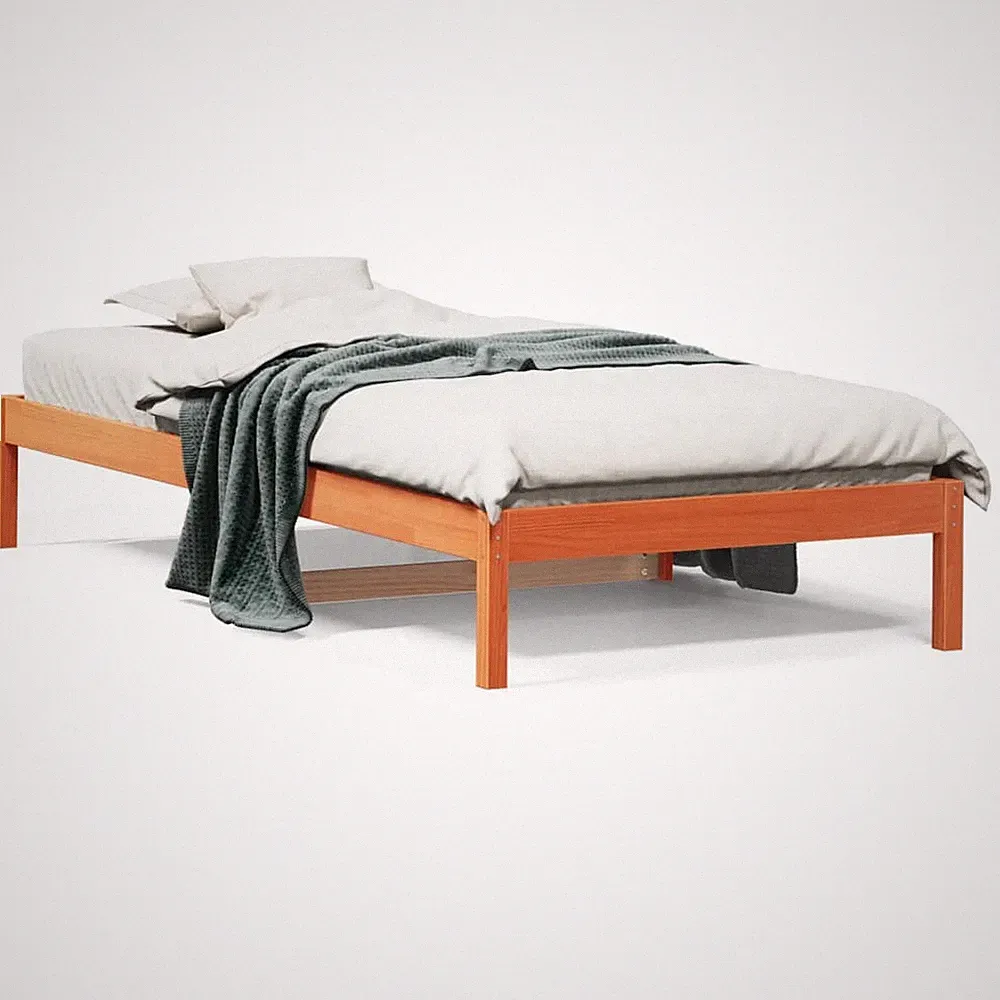vidaXL Tagesbett ohne Matratze 90x200 cm Massivholz Kiefer