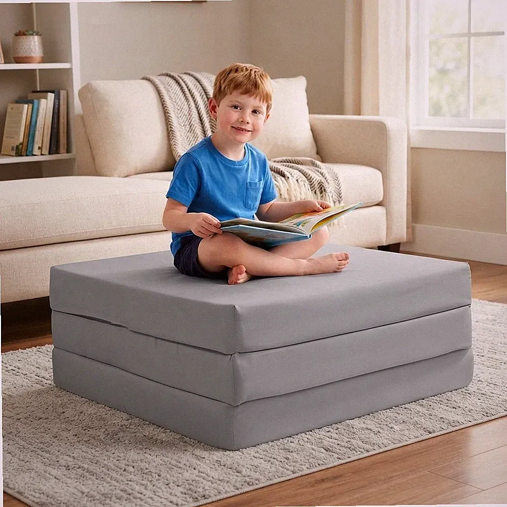 Vielseitiges Tri-Fold Z Bett mit wasserabweisender Schaumstoffmatratze - perfekt für Gäste