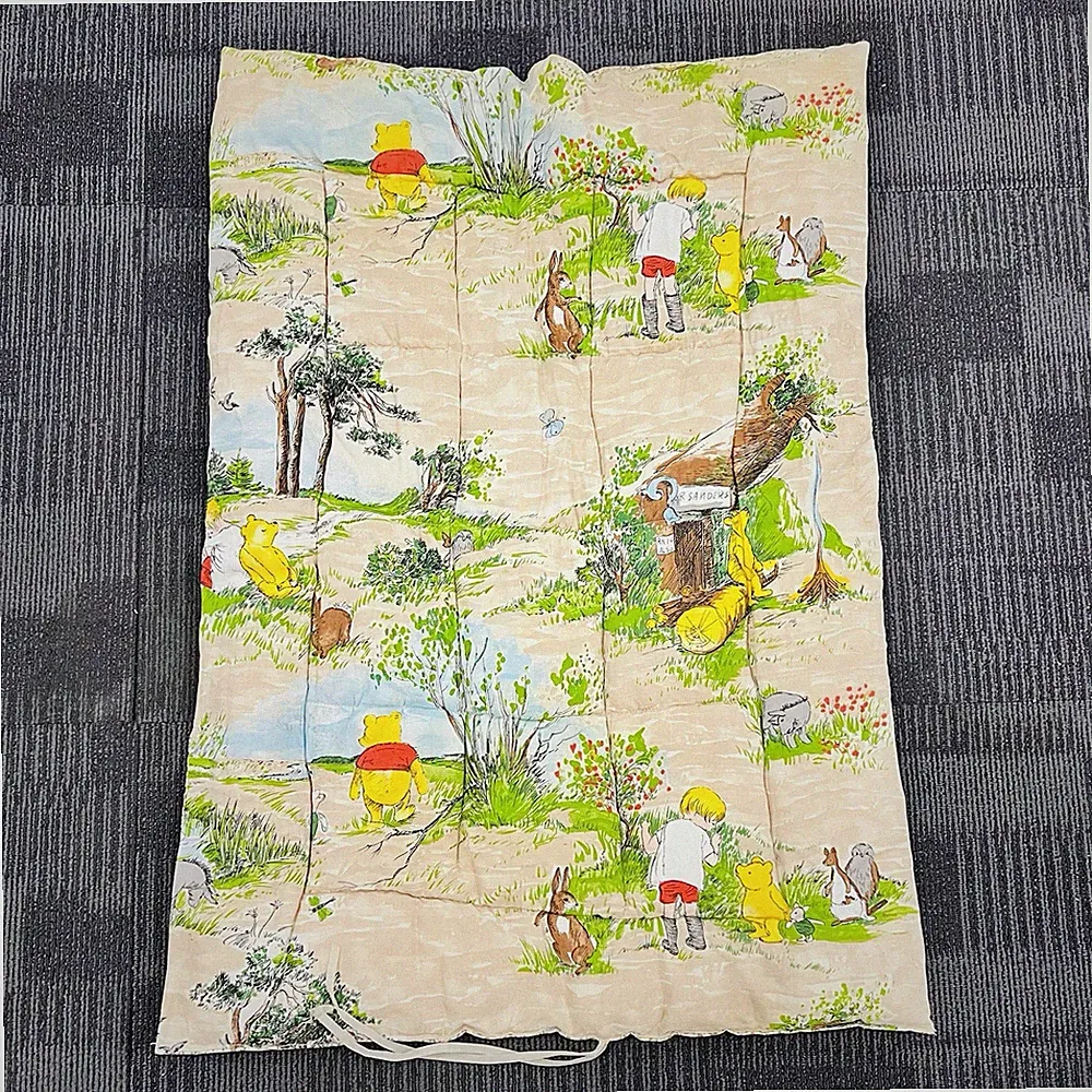 Vintage Winnie Puuh Steppdecke Disney 36” x 25”
