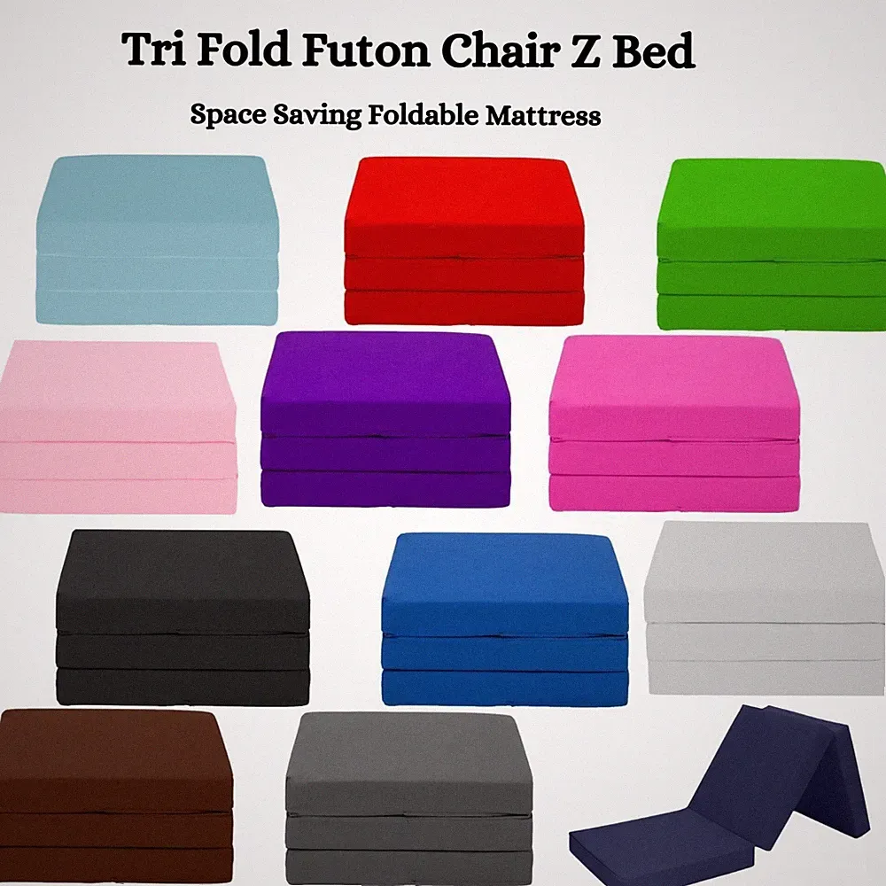 Wasserabweisender ausklappbarer Single Futon Stuhl Z Bett Schaumstoff Matratze Gästebett