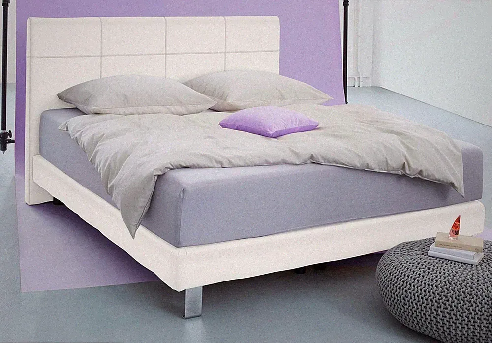 Wimex Bruno Banani Boxspringbett 160x200cm weiß Kunstleder Polsterbett 858818