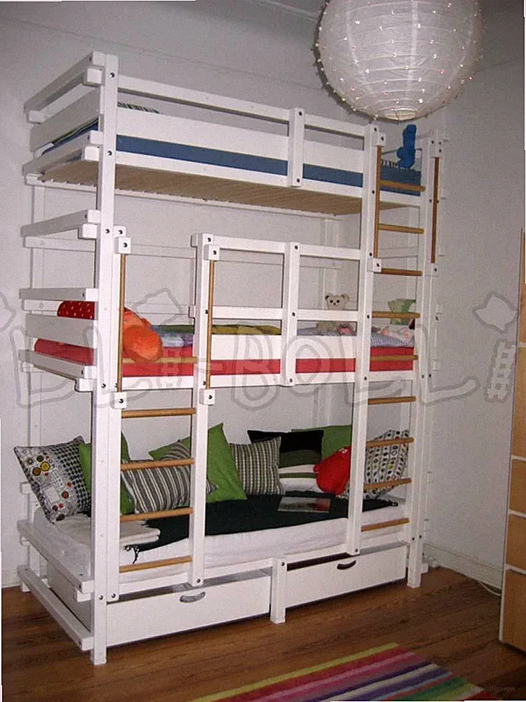 Wolkenkratzer-Etagenbett für Kinder (Billi-Bolli) | Kinderbett, Stockbett