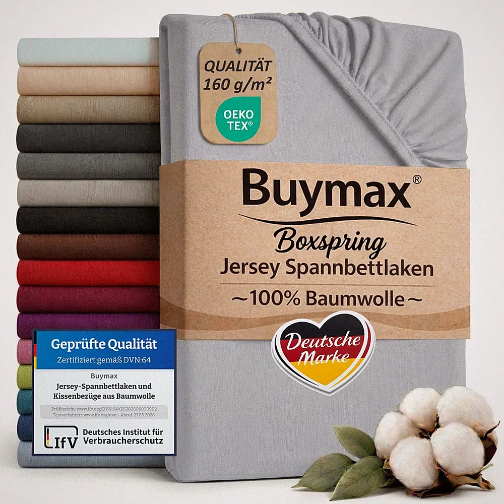 XL Spannbettlaken Wasserbett Boxspringbett Jersey Spannbetttuch Laken BUYMAX