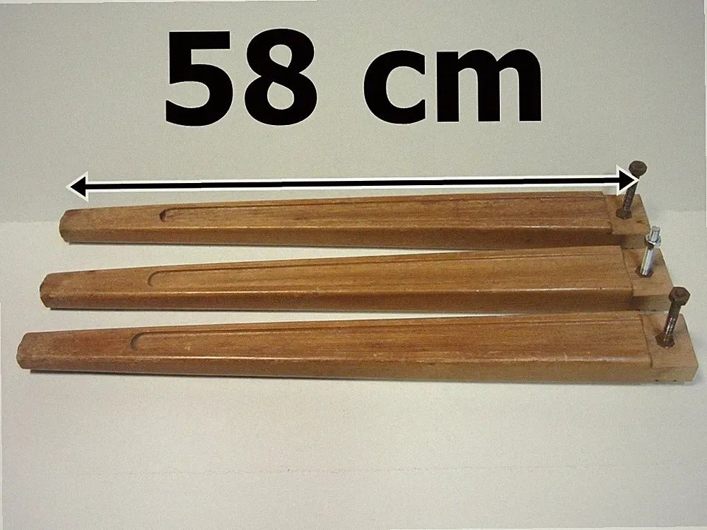 XXL Füße Holzbeine Möbelbeine Bettfüße Möbelfüße Tischbeine Holz Füße 58 cm