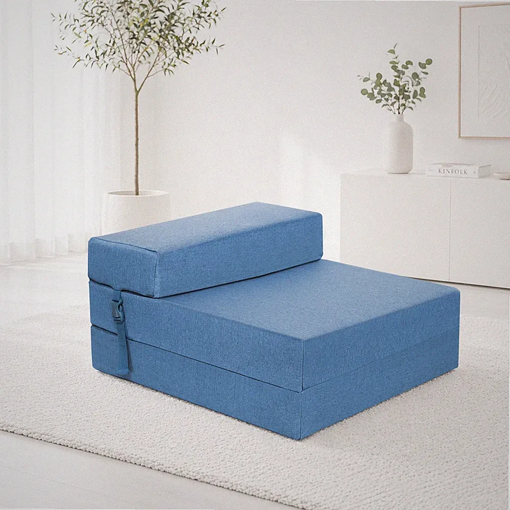 Z Bed Single | Stuhlbett | Futonmatratze | dreifach faltbare Futonmatratze | faltbare Matte