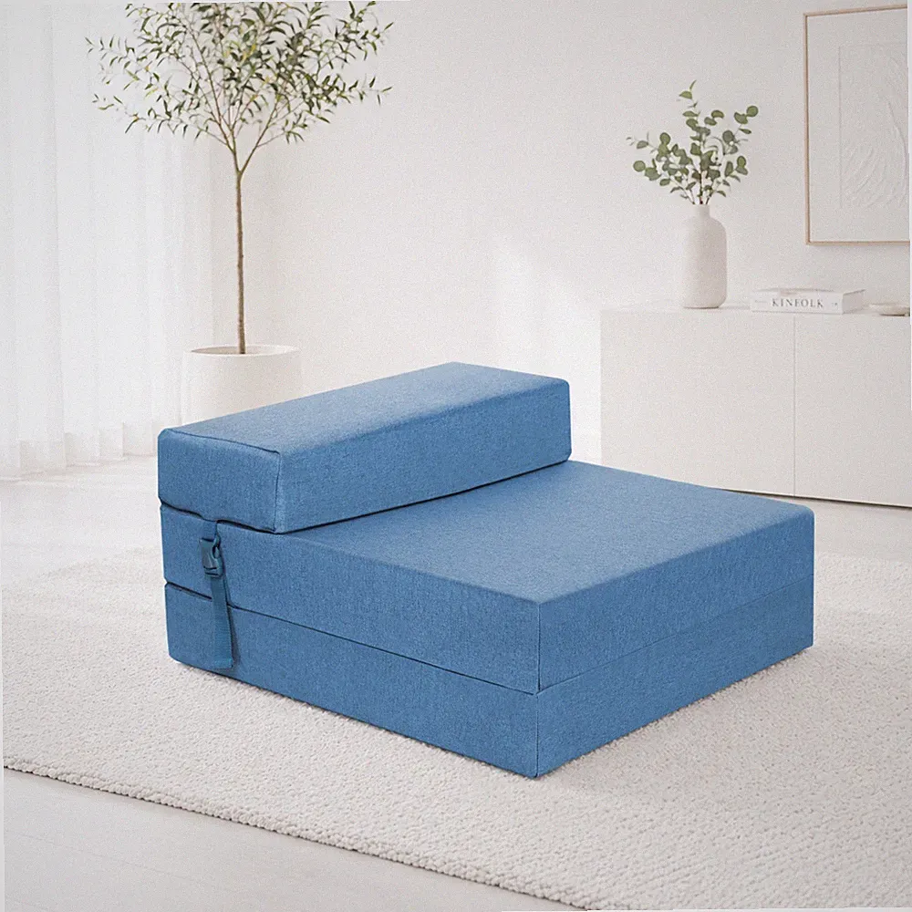 Z Bed Single | Stuhlbett I Futonmatratze | Dreifachfalt Futonmatratze | Klappbett