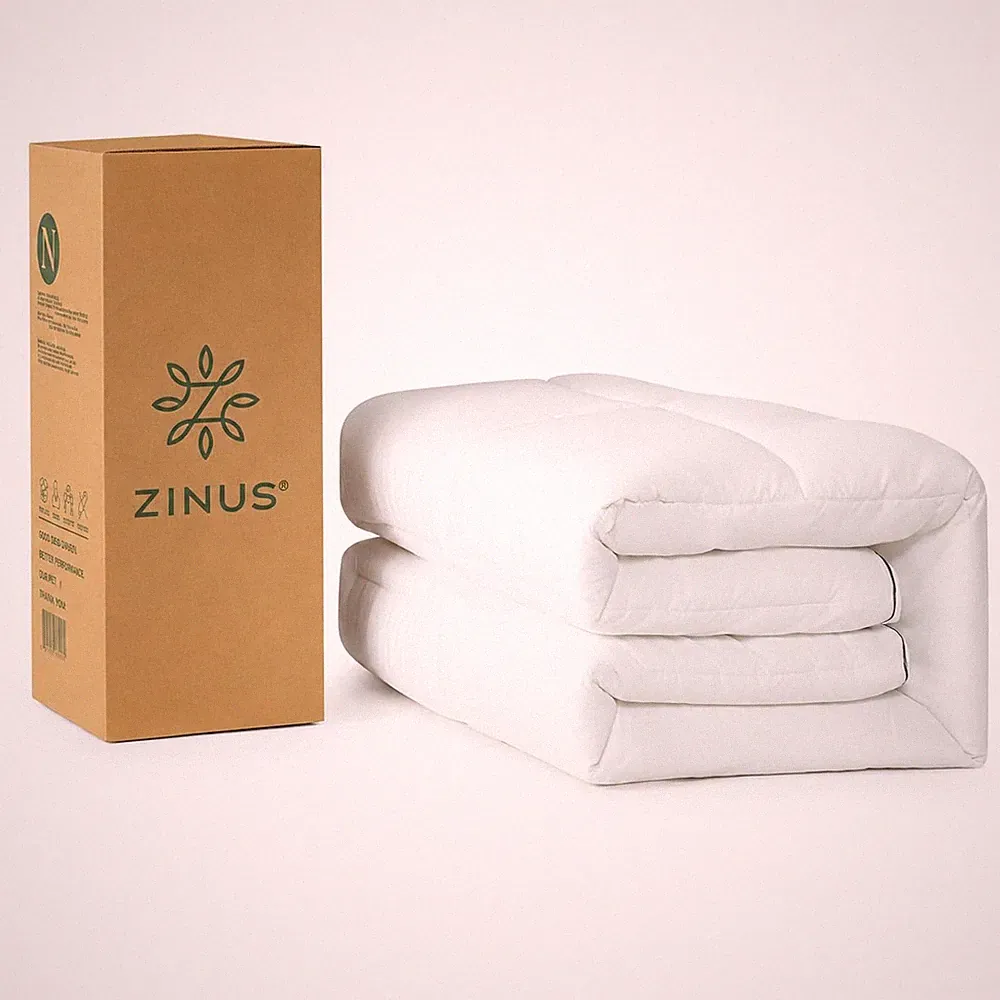 Zinus Matratzen-Topper 140x200 cm 5 cm Bambusviskose kühlend