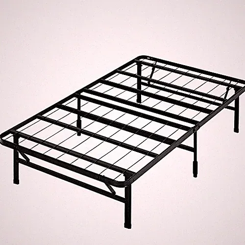 ZINUS SmartBase Zero Assembly Bettgestell | Einzelbett 90x190cm | 35cm hoch | Metall